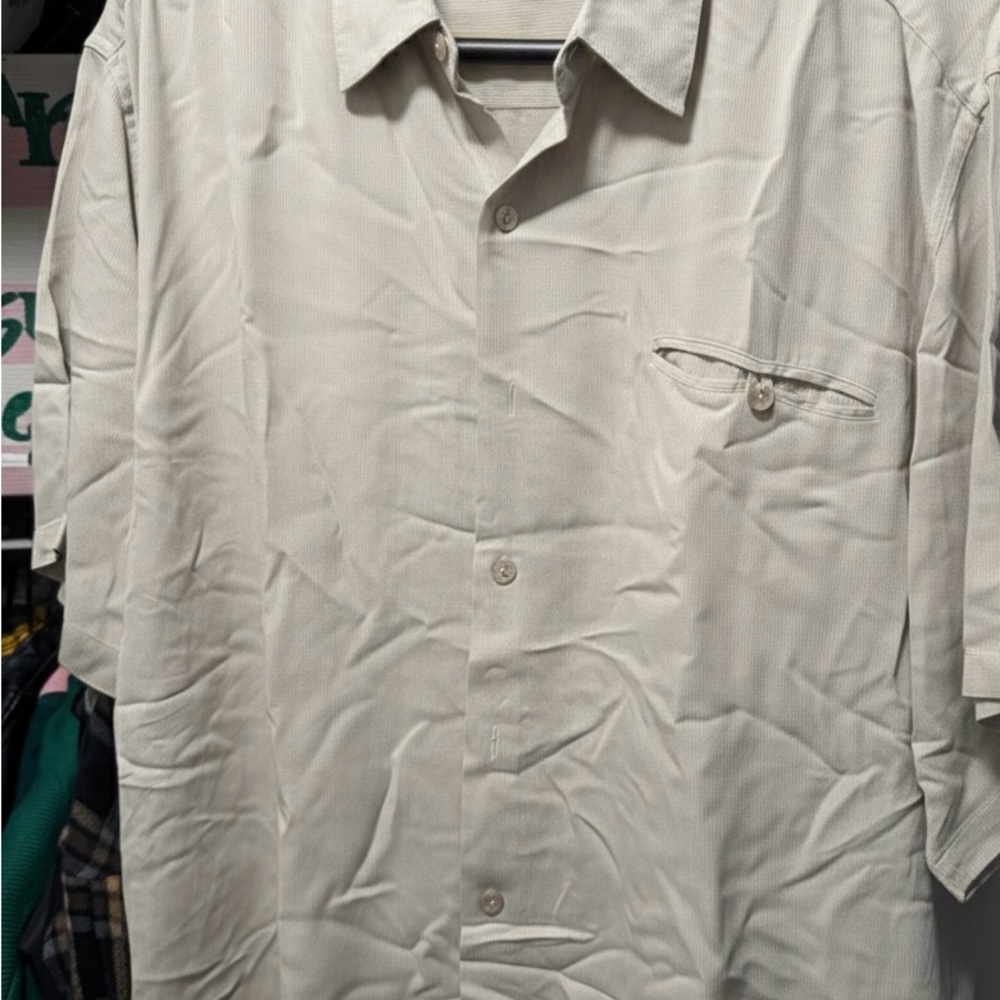 Tori Richard Cream Button Down Shirt
